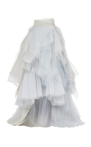 Maticevski Trunkshow | Moda Operandi Gonna In Tulle, Tulle Maxi Skirt, Gowns With Sleeves, Fall Skirts, Kpop Fashion Outfits, 가을 패션, Stage Outfits, Kpop Fashion, Kpop Outfits