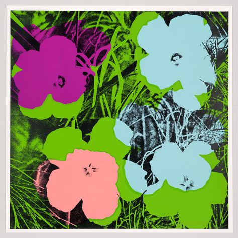 Warhol Flowers, Andy Warhol Flowers, Whitney Museum, Andy Warhol, Visual Arts, American Art, Foundation, Flowers