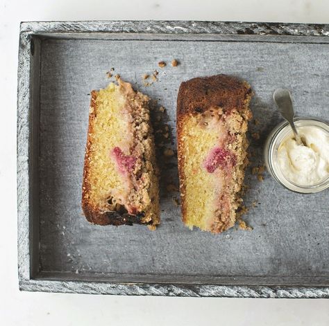 rhubarb and ginger cake recipe . Ginger Cake Recipe, Crumble Cake Recipe, Crumble Cake, Ginger Cake, Crumble Topping, Cake Tins, Snack Time, Celebration Cakes, Rhubarb