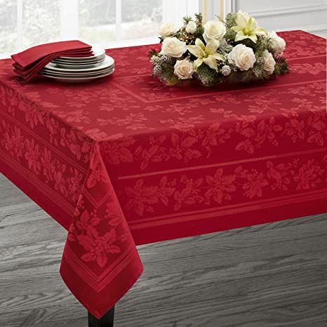 Damask Tablecloth, Embossed Fabric, Christmas Tablecloth, Tablecloth Fabric, Kitchen Dinning, Christmas Table Cloth, Festive Tables, Luxury Towels, Rectangle Table