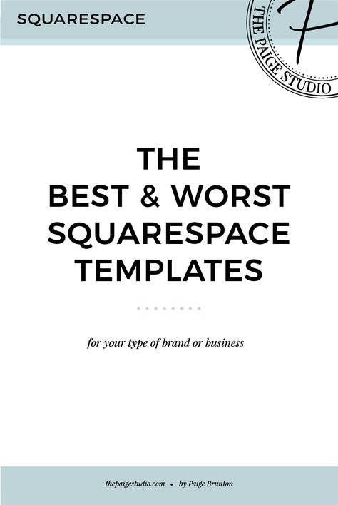 When people ask 'what is the best Squarespace template,' there really is no one, overarching correct ... Square Space Template, Squarespace Hacks, Square Space, Squarespace Tips, Squarespace Tutorial, Squarespace Blog, Squarespace Template, Seo Basics, Website Building