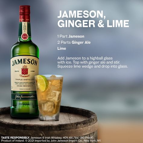 Jameson Whiskey Drinks, Homemade Irish Cream, Whiskey Neat, Best Pickles, Jameson Whiskey, Jameson Irish Whiskey, Whiskey Tasting, Good Whiskey, Pot Still