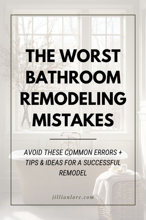 common bathroom remodeling mistakes to avoid, with tips on budget bathroom remodels, walk-in shower designs, and ideas for a master bath remodel. Common Bathroom, Recessed Can Lights, Bathroom Improvements, Do Your Homework, Budget Bathroom Remodel, Walk In Shower Designs, Shower Controls, Shower Designs, Bathroom Design Inspiration