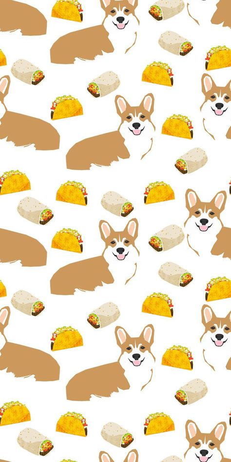 Corgi Illustration, Corgi Wallpaper, Corgi Stuff, Casetify Iphone Case, Paper Phone, Valentines Collection, Wall Stencil Patterns, Spaniel Art, Wallpaper Illustration