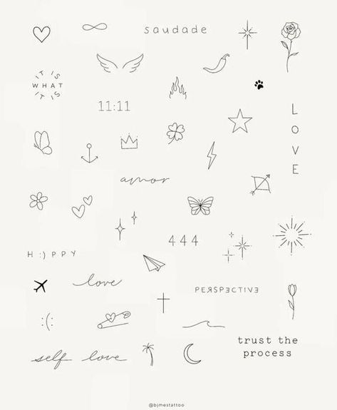 Small Tattoos For Women On Leg, Words Tattoo Minimalist, Small Details Drawing, Small And Easy Tattoos, Small Tattoo For Arm, Tiny Tattoo Women, Small Tattoos Arms, Small Body Tattoos For Women, Arm Small Tattoos For Women