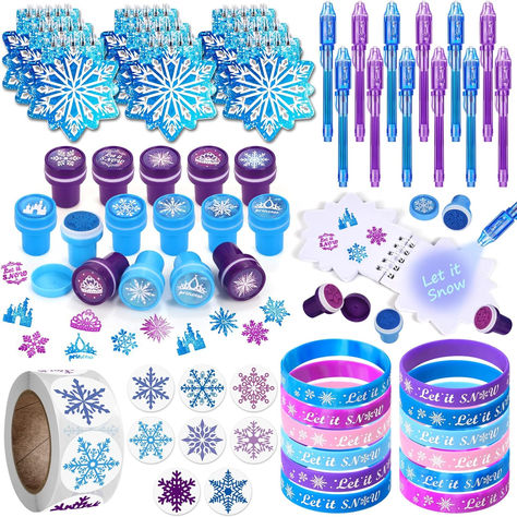 Frozen Party Favors Birthday Supplies Kids Girls Invisible Ink Pen Mini Notebook Silicone Bracelet Stamper Snowflake Sticker Frozen Pinata Stuffer Toy Gift Elsa Frozen Birthday Party Supplies #ad frozenparty #frozenbirthday #disneyfrozen #frozen #elsa #anna #frozenbirthdaypartyfavors #partyfavors Elsa Frozen Birthday, Elsa Frozen Party, Frozen Birthday Party Favors, Winter Party Favor, Invisible Ink Pen, Frozen 3rd Birthday, Frozen Birthday Party Decorations, Frozen Party Favors, Elsa Birthday Party