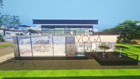 Yoga Studio Sims 4, Sims 4 Yoga Studio, Studio Gym, Pole Classes, Cc Folder, Studio Build, Sims Games, Simple Phone Wallpapers, Sims 4 Mods Clothes