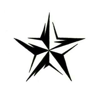 Estrellas Star Tattoo Men, Nautical Star Tattoo Designs, Passion Symbol, 3d Star Tattoo, Nautical Star Tattoo, Star Tattoos For Men, Nautical Star Tattoos, Tattoo Sonne, Monster Tattoo