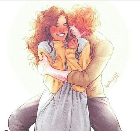 Ron and Hermione😍 Romione Fanart, Bwwm Couples Fanart, Couples Fanart, Bwwm Couples, Ron And Hermione, Hermione, On Instagram, Instagram, Art