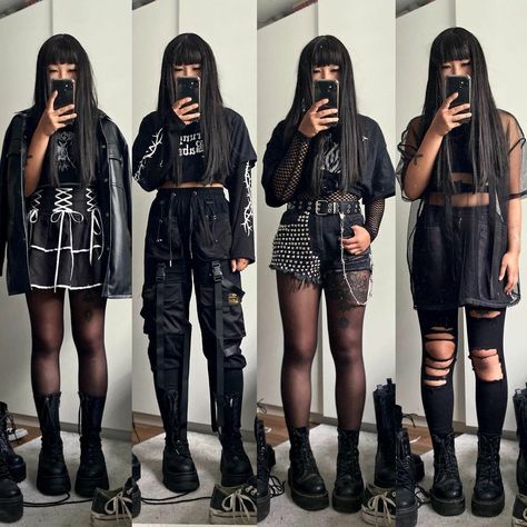 Alternative Gig Outfit, Qveen Herby Concert Outfit, Metal Concert Outfits Women, The Front Bottoms Concert Outfit, Emo Concert Outfit Ideas, Download Festival Outfit Ideas, Metal Gig Outfit, Alt Music Festival Outfit, Heavy Metal Festival Outfit