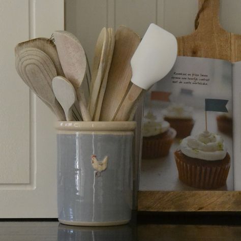 Jane Hogben, Unique Utensils, Ceramic Utensil Holder, Shrove Tuesday, Barn Kitchen, Diy Pottery, 2023 Christmas, Ceramics Pottery Art, Cute Clay