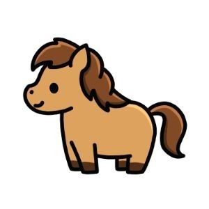 Easy Horse Drawing, Horse Doodle, Horse Animation, Horse Cartoon, Easy Animal Drawings, Horse Sketch, Cute Easy Doodles, Horse Drawing, Cute Animal Drawings Kawaii