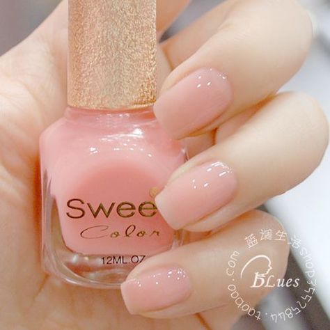 Nail Nude, Unghie Sfumate, Unghie Nail Art, Nails Nude, Nude Nail Polish, Polish Nails, Nude Nail, Ben Nye, Pink Polish