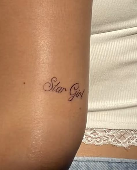 Small Tattoo, Star Girl, A Tattoo, Lana Del Rey, A Woman, Writing, Tattoos