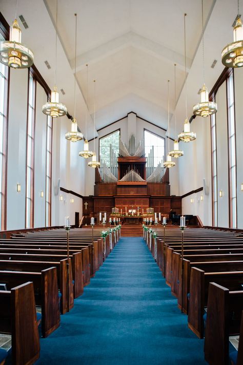 Loretto Chapel Staircase, Anthonys Chapel, Southern Baptist Church, Gothic Revival Architecture, Lakewood Church, New York Bride, Church Weddings, Ceremony Details, Church Interior Design