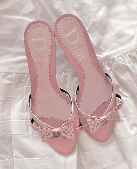 pink coquette vintage dior shoes heels Pink Dior Shoes, Dior Coquette, Aesthetic Royalcore, Princesscore Aesthetic, Royalcore Aesthetic, Princess Heels, Dior Shoes Heels, Dior Heels, Pink Dior