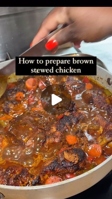 Stew Chicken Recipe Caribbean, Authentic Brown Stew Chicken Jamaican, Brown Stew Chicken Jamaican, Stewed Chicken Jamaican, Brown Stew Beef, Jamaican Brown Stew Chicken, Stewed Chicken, Brown Stew Chicken, Stew Chicken