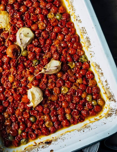 Marinara With Cherry Tomatoes, Roasted Cherry Tomato Sauce, Marinara Spaghetti, Cook Ideas, Cherry Tomato Sauce, Fresh Cherry, Tomato Season, Roasted Cherry, Roasted Cherry Tomatoes