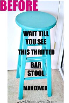 Transform a thrifted Bar Stool into a stunning piece of furniture using paints| Painted Bar Stool Makeover| Repurposed thrifted bar stools #barstools #repurposed #homedecor #diycrafts Diy Bar Stool, Bar Stool Makeover, Upcycling Ideas Diy, Painted Bar, Season Craft, Painted Bar Stools, Diy Bar Stools, Living Room Couches, Stool Makeover