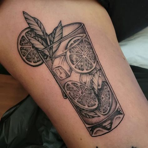 Lemonade Tattoo, Mojito Tattoo, Drink Tattoo, Cocktail Tattoo, Lemon Lemonade, B Tattoo, August 27, Tattoo Tattoo, Henna Tattoo