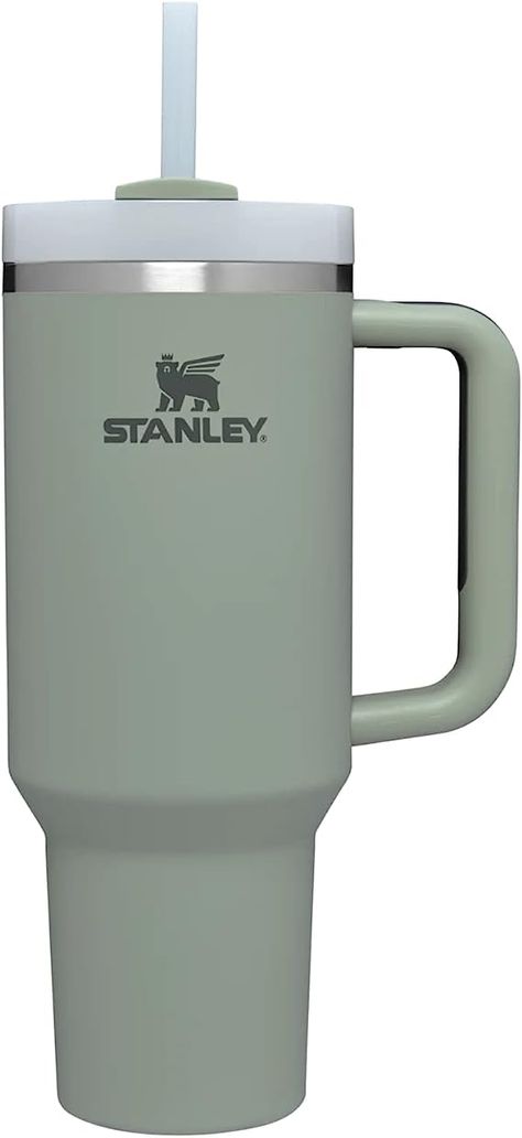 Green Stanley, Stanley Adventure, Stanley Quencher, Bay Leaf, Stanley Cup, Reusable Straw, Car Cup Holder, Tumblers With Lids, Insulated Tumblers