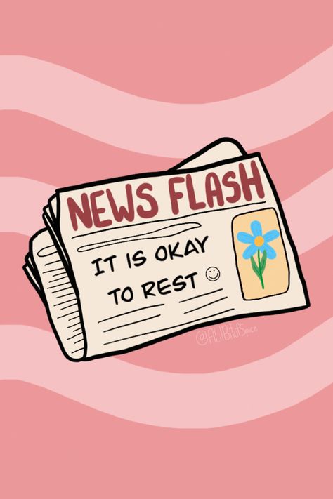 Gentle Quotes, Procreate Quotes, Okay To Rest, Rest Quotes, Newspaper Aesthetic, People Pleasing, It Is Okay, Aesthetic Quote, Positive News