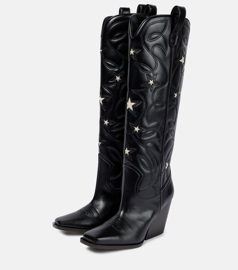 Star Cowboy Boots, Stella Mccartney Boots, Embroidered Cowboy Boots, Homesteading Animals, Ankle Cowboy Boots, Urban Shoes, Boot Collection, Alexander Mcqueen Clothing, Stella Mc