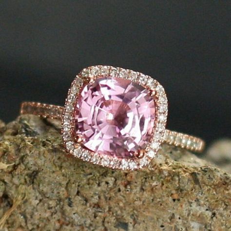 Sapphire Engagement Ring Cushion, Sapphire Engagement Ring Halo, Pink Sapphire Engagement Ring, Engagement Ring Cushion, Diamond Engagement Rings Cushion, Pink Sapphire Ring Engagement, Sapphire Diamond Engagement, Diamond Sapphire Engagement Ring, Engagement Rings Cushion