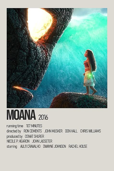 Moana Movie Poster, Moana Poster, Moana Movie, Indie Movie Posters, Good Animated Movies, Animated Movie Posters, Disney Movie Night, Iconic Movie Posters, Movie Card