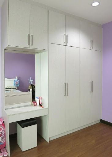 Recommended 10 Floor to Ceiling Wardrobe Ideas for you HomeMakeover Room Cabinet Bedroom Closet, Cabinet Wardrobe Design, Ceiling Cabinets Bedroom, Built In Cabinet For Small Bedroom, Wardrobe Cabinets Design, Bedroom With Cabinet Ideas, Cabinet Closet Design, Wardrobe Design With Vanity, Built In Cabinet Bedroom