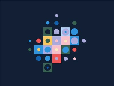 Pixel Design Graphic, Pixel Graphic Design, Web Diagram, Pixelated Design, Pixel Logo, Puzzle Graphic, Dot Designs, Triangular Pattern, Party Pattern