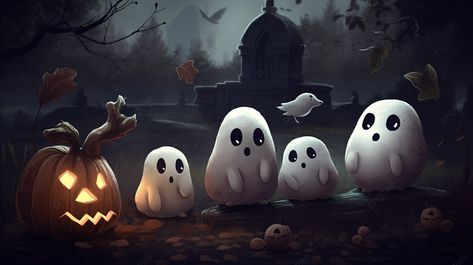 Haloween Wallpers Desktop, Pc Wallpaper Halloween, Halloween Keyboard Wallpaper, Laptop Desktop Wallpapers Aesthetic, Halloween Pc Wallpaper, Halloween Cover Photos, Kawaii Oc, Ghost Background, Horror Background