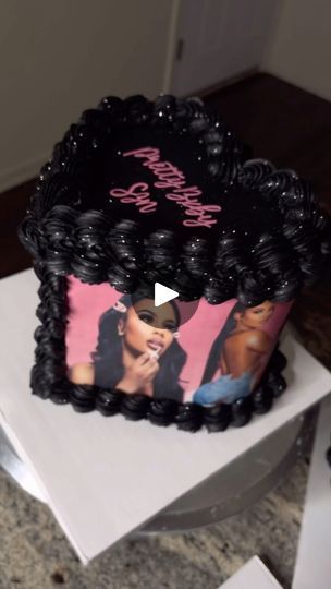 Chris Brown Cake Birthday, Brown Heart Cake, Heart Birthday Cake Ideas, Heart Cake Tutorial, Heart Birthday Cake, Heart Cakes, Heart Cake, Chris Brown, Dessert Ideas