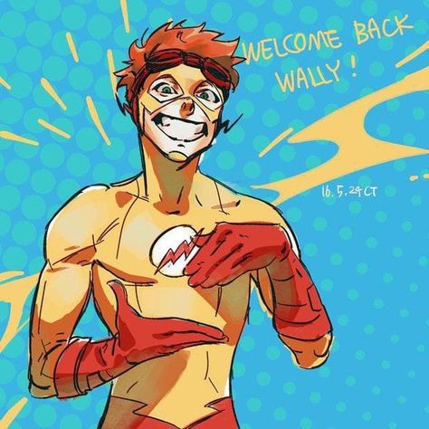 Kid Flash Fanart, Wally West Fanart, Wally West Young Justice, Superboy Young Justice, Dc Fanart, Young Justice League, Speed Force, Fictional Character Crush, Wally West