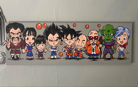 Surrealism Drawing, Pop Culture Art, Cool Art Drawings, Sweet Sixteen, Iconic Characters, Canvas Paintings, Dragon Ball Z, Culture Art, Painting Ideas