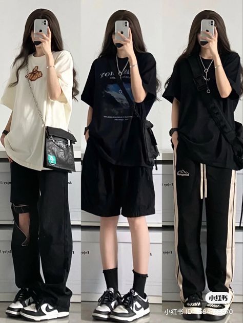 Pakaian Hipster, Boyish Outfits, Boyish Style, Korean Casual Outfits, Baggy Clothes, Tomboy Outfits, Mode Kpop, Tomboy Style Outfits, Swaggy Outfits