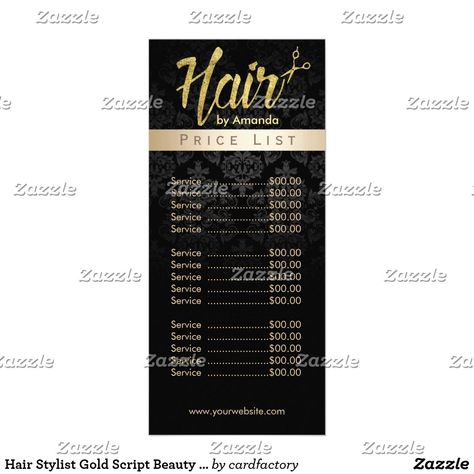 Salon Menu Price List, Hair Salon Price List, Beauty Salon Price List, Hair Salon Names, Salon Promotions, Hair Poster, Salon Price List, Esthetician Marketing, Hair Salon Design