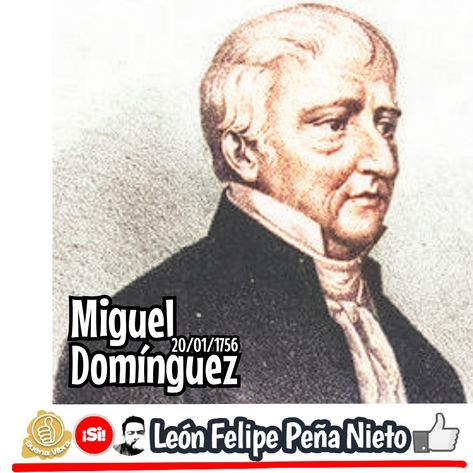 🦁🍀🚩¡Hola🖐️familia👨‍👩‍👧‍👦!. Un día como hoy, 20 de enero pero del año 1756, en la Ciudad de México, México 🇲🇽, nació el abogado, político e insurgente: "Miguel Domínguez". Miguel Ramón Sebastián Domínguez Alemán. Organizador y participante de las reuniones políticas que dieron origen a la Independencia de México. Fue parte del cuerpo colegiado en el cual se depositó el poder Ejecutivo entre la caída del Primer Imperio Mexicano y la conformación de la Primera República Federal conocido c Abraham Lincoln, I Hope, Historical Figures, Movie Posters, Film Posters