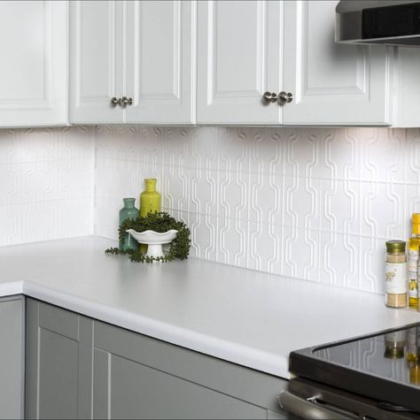 Adhesive Backsplash, Vinyl Backsplash, Tin Panel, Beadboard Backsplash, Backsplash Panels, Backsplash Tiles, Backsplash Kitchen, Peel N Stick Backsplash, Faux Brick