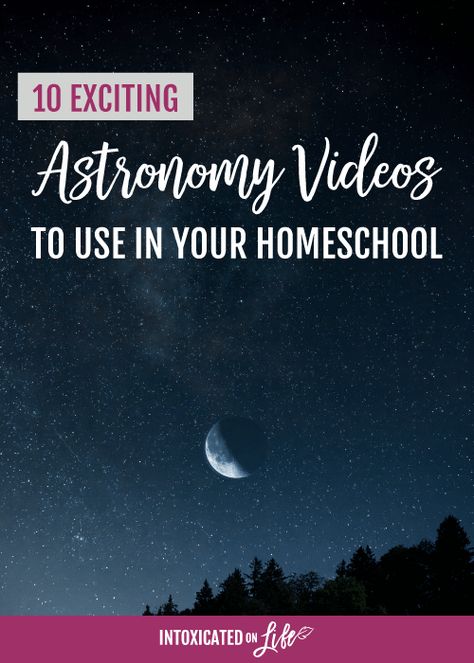 I love astronomy—and as a homeschooling dad, I love getting my kids excited about astronomy, too. I’ve taught astronomy to kids in our local homeschool co-op at all different grade levels, and I’ve taught over a thousand kids astronomy in my online courses. Because astronomy is a visual discipline, I use a lot of videos … Homeschool Astronomy, Apologia Astronomy, Astronomy Quotes, Astronomy Lessons, Astronomy Photography, Astronomy Facts, Astronomy Constellations, Astronomy Pictures, Astronomy Science