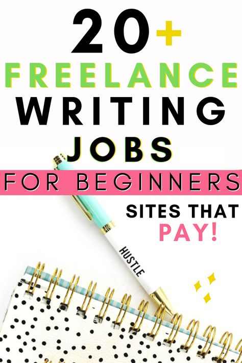 20+ Freelance Writing Jobs Online for Beginners - Work from Home on Sites That Pay! Freelance Writing Portfolio, Freelance Writing For Beginners, Writing Sites, Writing For Beginners, Writing Websites, Freelance Editing, Freelance Tips, Writing Portfolio, Freelancing Tips