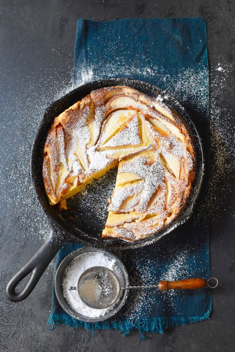 Pear Clafoutis Recipe, Pear Clafoutis, Clafoutis Recipe, Clafoutis Recipes, Pear Dessert, French Dessert, Gf Desserts, Gluten Free Cakes, Peanut Free