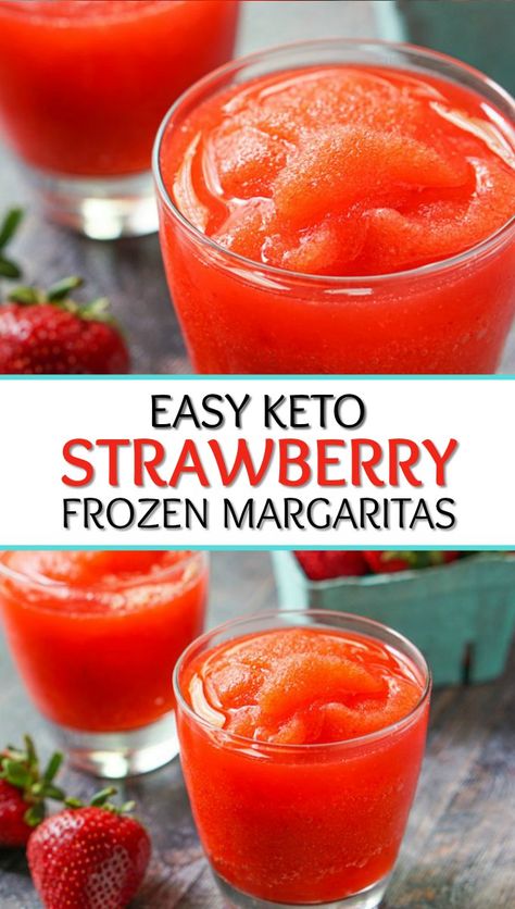 Sugar Free Alcoholic Drinks, Low Carb Margarita Recipe, Margarita Slush, Acholic Drinks, Sugar Free Alcohol, Sugar Free Margarita, Margarita Mix Recipe, Keto Alcohol, Strawberry Margarita Recipe