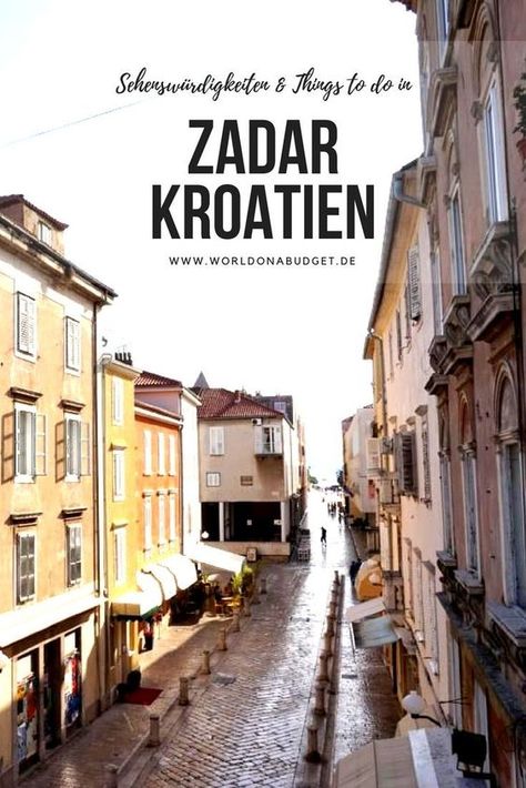 Die coolsten Things to do und Sehenswürdigkeiten in Zadar, #Kroatien. Entdecke mit uns die charmante Altstadt und erfahre, warum das unbekanntere Zadar ein tolles Reiseziel für einen #Städtetrip auf dem #Balkan ist. Erfahre hier mehr über Zadar... Koh Lanta Thailand, Plitvice National Park, Croatia Vacation, Travel Report, Croatia Holiday, Things To, Plitvice Lakes National Park, Plitvice Lakes, Europe Vacation