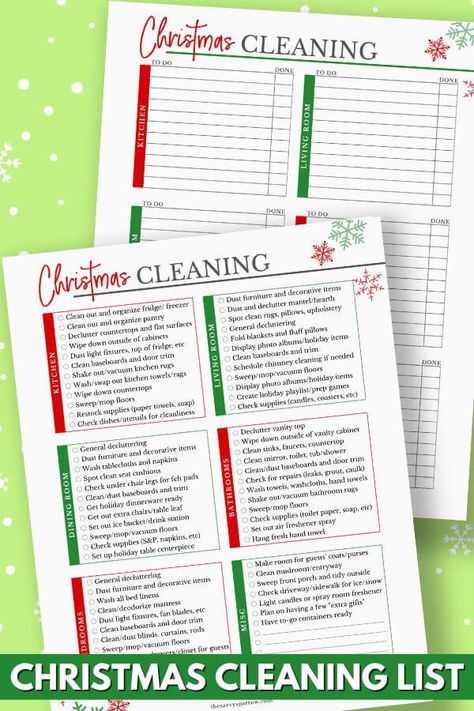 Thanksgiving Cleaning Checklist, Holiday Cleaning Schedule, Winter Cleaning Checklist, Christmas Cleaning Checklist, Holiday Cleaning Checklist, Winter Cleaning, Cleaning Checklists, Cleaning Chart, Fly Lady