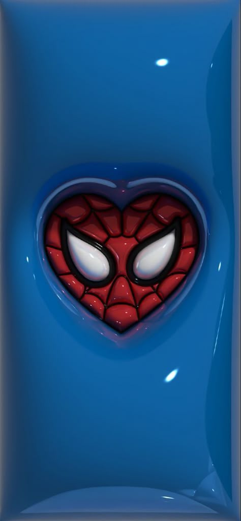 Spider Man Heart Wallpaper, Spider Man Heart, Man Heart, Spring Wallpaper Iphone, 3d Wallpaper Cute, Image Spiderman, Jelly Wallpaper, 3d Wallpaper Iphone, Iphone Wallpaper Stills