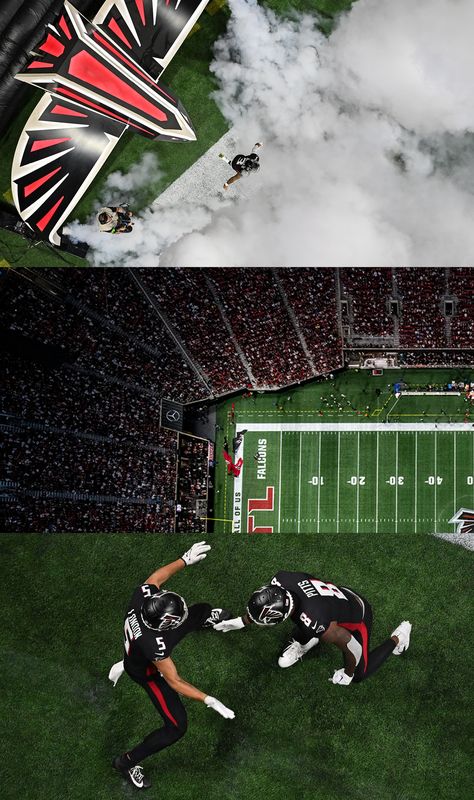 Atlanta Falcons on X Scroll Stoppers, Atlanta Trip, Atlanta Falcons Wallpaper, Atlanta Falcons Football, Falcons Football, Atlanta Falcons, Birds Eye, Mobile Wallpaper, Atlanta