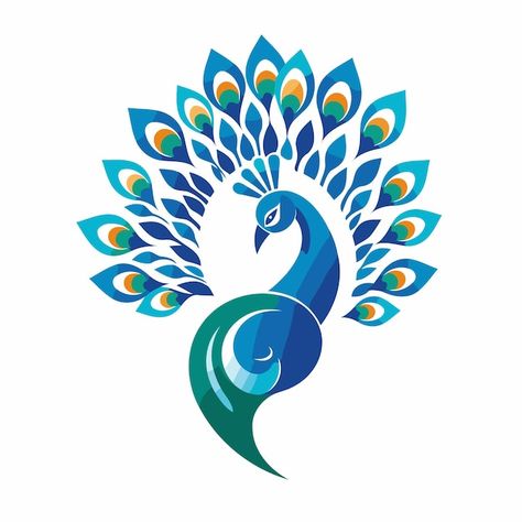 Peacock Vector Art, Peacock Logo Design Creative, Antarpat Design, Art Logo Creative, Peacock Logo Design, Peacock Symbol, Peacock Icon, Logo Ideas Design, Peacock Decoration