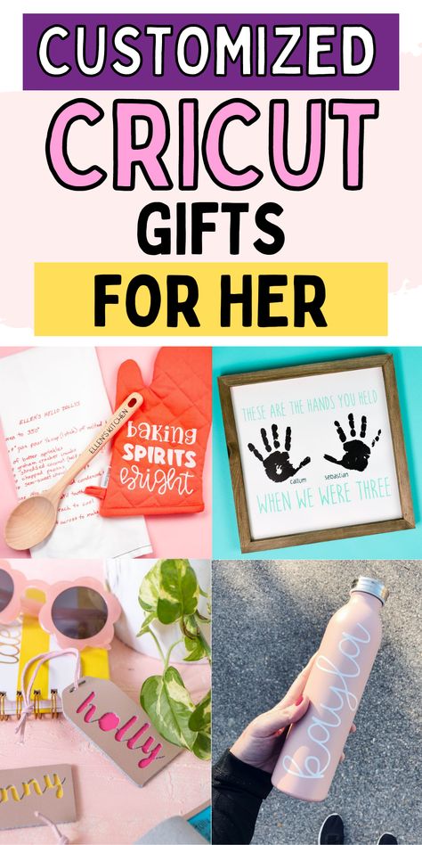 Cricut Gift Ideas For Family, Cricut Gifts For Women, Cricut Birthday Gifts For Women, Cricut Gifts For Friends, Cricut Birthday Gifts, Diy Cricut Gifts, Cricut Personalized Gifts, Diy Gifts In A Jar, Christmas Presents For Girlfriend