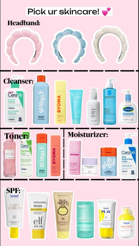 Pick out ur skincare routine! Lash Website, Goals Board, Skin Advice, Skin Care Routine Order, Sephora Skin Care, Simple Skincare Routine, Basic Skin Care Routine, Perfect Skin Care Routine, Morning Skin Care Routine